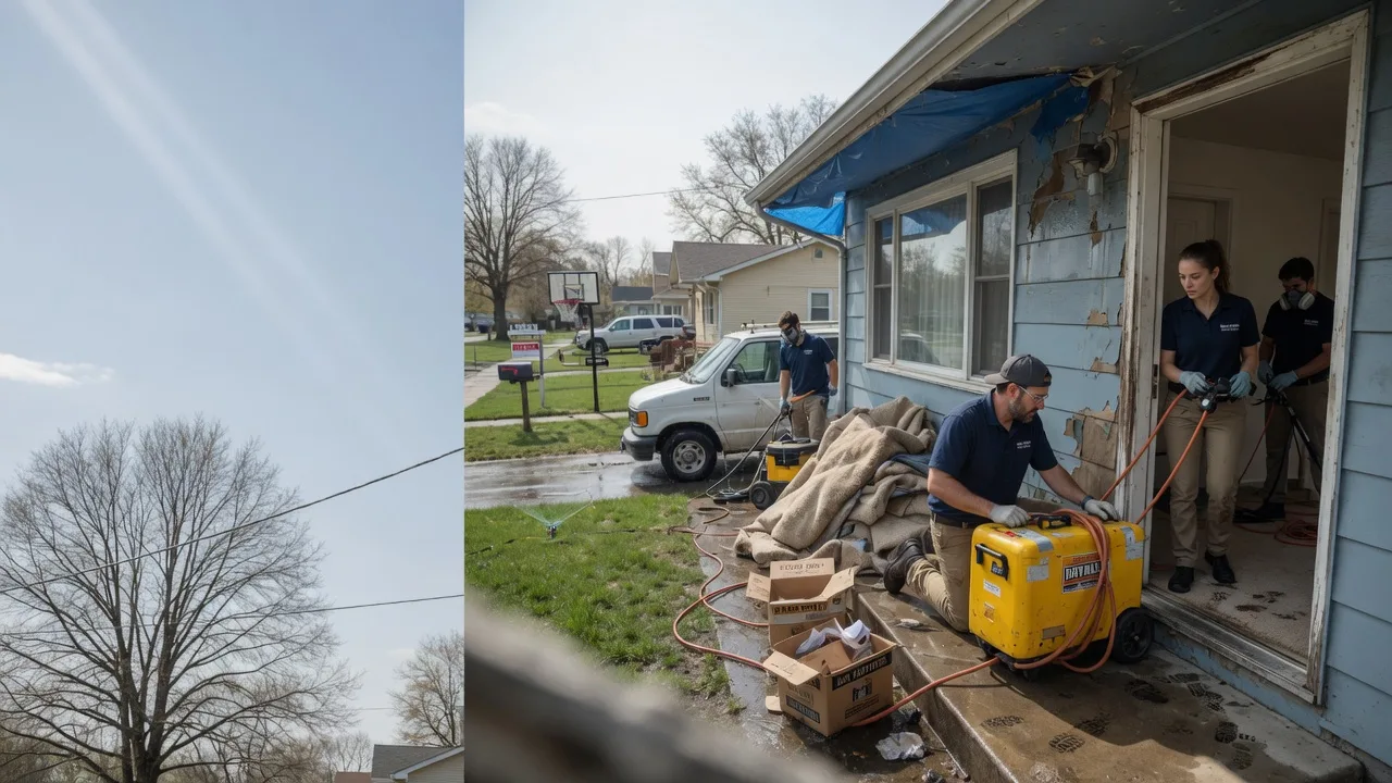 Basement Flood Cleanup in Gorham, IL near me